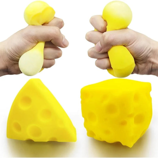 Cheese Squishy - Sensory Toy for Stress Relieving